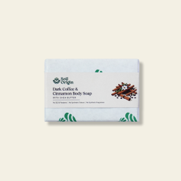 Soil Origin: Dark Coffee and Cinnamon Body Soap 100gm