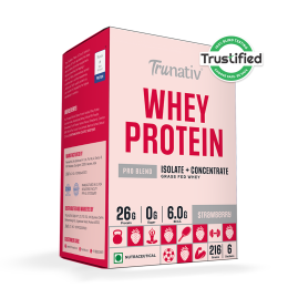 TruNativ: Pro Blend Whey Protein   Strawberry  216gm