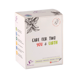 Saathi: Overnight Bamboo Fiber Sanitary Pads - pack of 12