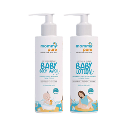 mommypure: Baby Skincare Combo for cleansing & hydrating - 500 gm