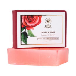 Urvi Naturals: Urvi Naturals Indian Rose Soap - 100gm