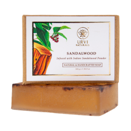 Urvi Naturals: Urvi Naturals Indian Sandalwood Soap  - 100gm