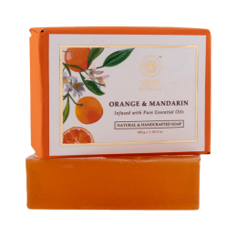 Urvi Naturals: Urvi Naturals Orange Mandarin Soap - 100gm