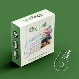 Only plant: Birthday Cake - Chocolate Chip Cookie - Cookie & Cream Protein Bar - 460 gm (Pack of 6)
