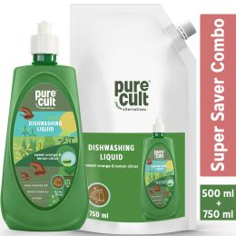 PureCult: Dishwashing Liquid Refill Combo - 500ml & 750ml