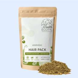 Ecotyl: Ayurvedic Hair Pack | For Hair Conditioning & Strengthening | Blend of 10+ Herbs | 100g