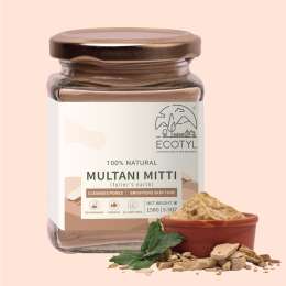 Ecotyl: Pure Multani Mitti | Face Pack for Exfoliation & Clear Skin | 150gm