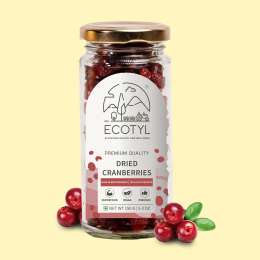 Ecotyl: Dried Blueberries | Whole Dried Fruit | Healthy Snack |150gm