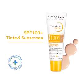 Bioderma: Bioderma Photoderm Fluide Max SPF 100 PA++++ Tinted Sunscreen for Sensitive Skin | In Vivo Tested