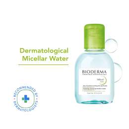 Bioderma: Sébium H2O Purifying Micellar Cleansing Water and Makeup Removing Solution for Combination to Oily Skin 100 ml