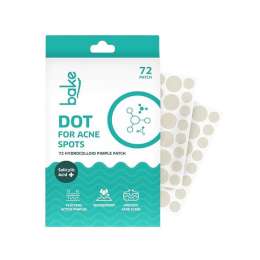 Bake Cosmetics: 2% Salicylic Acid Pimple Patches (72 Dots) and Acne Scars with Hydrocolloid Waterproof Patches