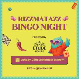 kindlife: Rizzmatazz Bingo Night Card