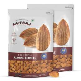 Nutraj: California Almonds - Pack of 2 - 250gm