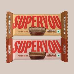 SuperYou: Chocolate + Choco Peanut Protein | 10g Protein, 3g Fiber, No Added Sugar 40gm