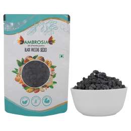 Ambrosia: Black Raisins with seed   250gm