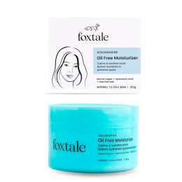 Foxtale: Aquamarine Oil Free Hydrating Moisturiser With Hyaluronic Acid   100ml