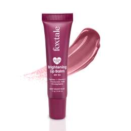 Foxtale: Brightening Lip Balm With Peptides, Vitamin C & Hyaluronic Acid - Light Mauve Glaze 12ml