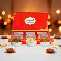 Ambrosia: Celebration Diwali Gift Hamper   450gm