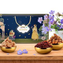 Nutraj: Wishes Regal Elegance   600gm Diwali Gift Box