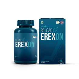 Kindly Health: Reload Erexon | Pack of 1 (60 Tablets) | With Horny Goat Weed, Muira Puama & Vitamin B12 