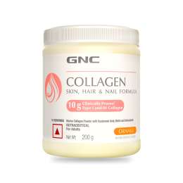 GNC: Marine Collagen with Hyaluronic Acid, Biotin & Antioxidants for Women & Men |  Orange  200gm