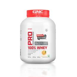 GNC: Pro Performance 100% Whey Protein Powder | Boosts Strength & Endurance | 24gm Protein | 5.5gm BCAA | Mango Smoothie | 4 lbs