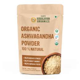 Vlado's Himalayan Organics: Vlado's Himalayan Organics 100% Organic Ashwagandha Powder 100gm - Withania Somnifera | Pure Ashwagandha Powder Organic -Support Muscle Recovery & Boost Energy Level | USDA Certified Ashwagandha Supplements for Vitality, Strength & Stress Management | 100