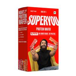 SuperYou: Assorted Protein Wafer Bars  Pack of 5