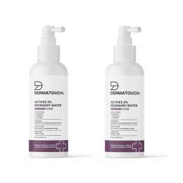 Dermatouch: DERMATOUCH ACTIVES 2% ROSEMARY WATER HAIR SPRAY - 50ML PACK OF 2