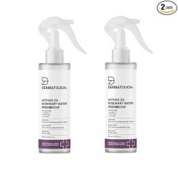 Dermatouch: DERMATOUCH ACTIVES 2% ROSEMARY WATER HAIR SPRAY - 200ML PACK OF 2
