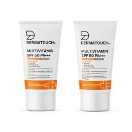 Dermatouch: Dermatouch Multivitamin Spf 50 Pa+++ Sunscreen Gel - 30gm  Pack Of 2