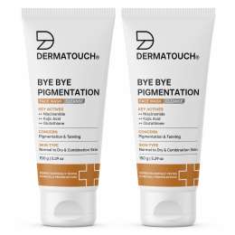 Dermatouch: Dermatouch Bye Bye Pigmentation Face Wash || Anti Pigmentation For Women/Men With Niacinamide, Kojic Acid, & Glutathione | 150gm x 150gm