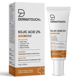 Dermatouch: Dermatouch Kojic Acid 2% Cream | For Pigmentation & Dark Spot Reduction | Suitable For All Skin Types | 15gm