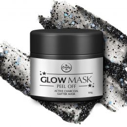 The Beauty Co.: Activated Charcoal Glitter Glow Mask - 100gm
