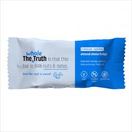 The Whole Truth: Vegan Energy Bars - Almond Choco Fudge - Pack of 6 (6 x 40g) - Dairy Free - No Added Sugar - All Natural