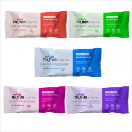 The Whole Truth: Dairy Free Energy Bars - All-in-One - Pack of 6 (6 x 40g) - Vegan - No Added Sugar - All Natural