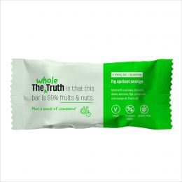 The Whole Truth: Energy Bars - Fig Apricot and Orange - Pack of 6 (6 x 40g)