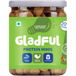 Gladful: Almondy Protein mini cookies for kids and families Cookies - 150 g