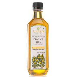jivika naturals: Peanut Oil Cold Pressed - Cold Pressed Oils - 500 ml