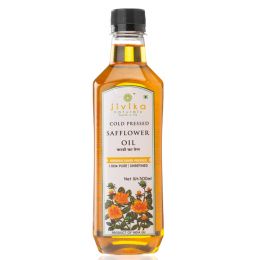 jivika naturals: Safflower Oil Cold Pressed - Cold Pressed Oils - 500 ml