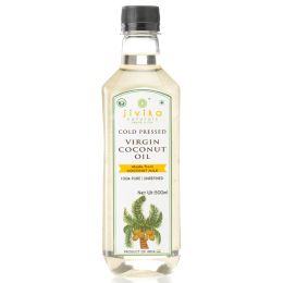 jivika naturals: Virgin Coconut Oil Made From Coconut Milk - Cold Pressed -500 ml