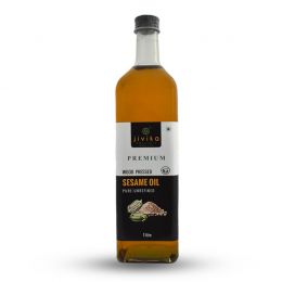 jivika naturals: Sesame Oil Wood Pressed Cold Pressed Oils - 1 L
