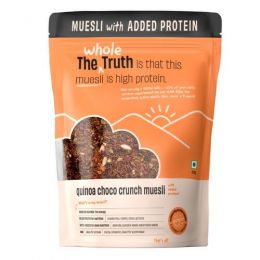 The Whole Truth: High Protein Breakfast Muesli - Quinoa Choco Crunch (Added Protein) - 320g