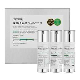 VT Cosmetics: Reedle Shot 100 300 700 Trial Kit | Micro-Needling | Skin Renewal | Anti-Aging | Trial Set | 10ml × 3ea