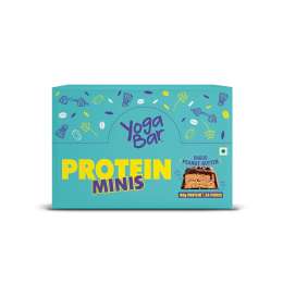 Yogabar: Protein Minis, 4gm Protein Bar Pack of 24 Bars, Choco Peanut Butter