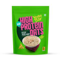 Yogabar: 26gm High Protein Oats 1kg , Kesar Pista Kulfi