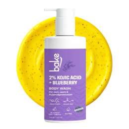 Bake Cosmetics: BAKE 2% Kojic Acid Brightening Body Wash for Pigmentation Tan Removal & Dark Spots-300ml