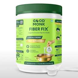 Good Monk: Fiber Fix  Supports Everyday Digestive Health | 90 Serves For Kids (Age 2+) & Adults