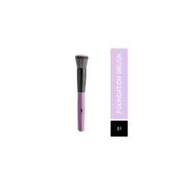Plum: Soft Blend Foundation Brush Ultra soft Bristles Flawless Application Easy Pick-up 01