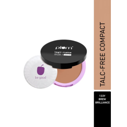 Plum: Legit Matte Talc-Free Compact With SPF15 Lightweight Even Coverage 100% Vegan & Cruelty Free Brew Brilliance -133Y